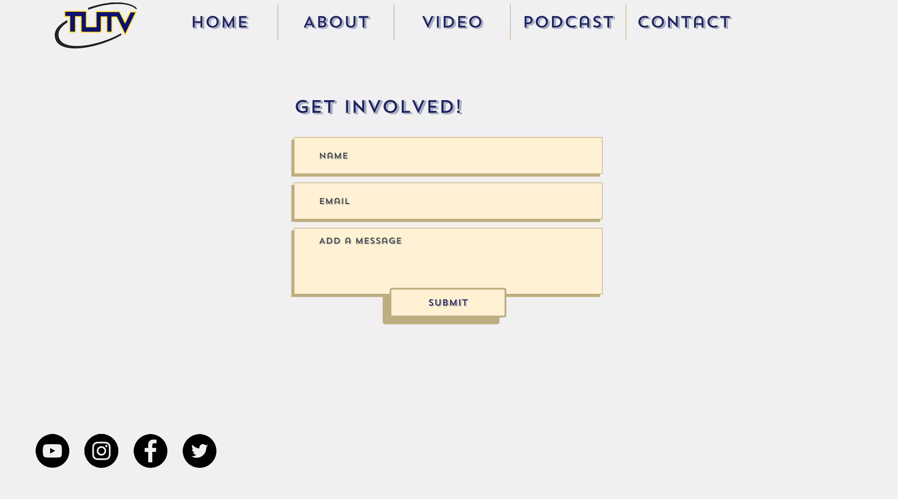 New Contact page